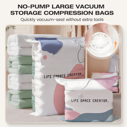 ⏳Kun for en kort tid – 50% RABATT ⏰⏰🎁Store vakuumkompresjonsposer uten pump