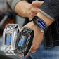 ⌚ 50 % RABATT NÅ! 💙 Binær LED-klokke for menn – rustfritt stål og unik skjerm – sporty, moderne og vanntett 🛡️.