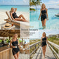 Dame Sexy Badedrakt i Ett Stykke med Mesh og Patchwork-design
