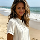 Dame casual kortermet topp