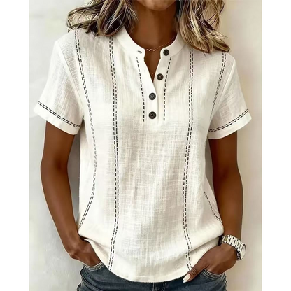 Dame casual kortermet topp