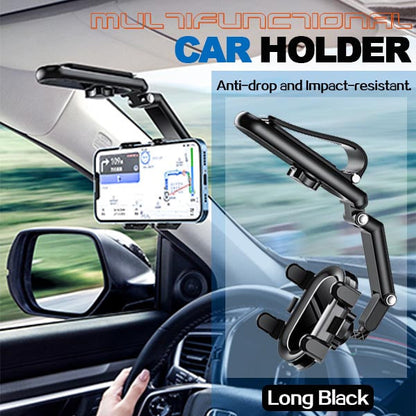 ⏳Kun for en kort tid – 50% RABATT ⏰🚗 1080° roterbar solskjerm-telefonholder – for alle biler – gjør navigasjon enklere!