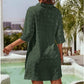 Avslappet oversized skjorte i jacquardchiffon for dame
