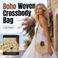Vevd crossbody-veske for damer