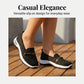Flate og pustende slip-on sko i mesh for dame