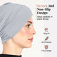 Myk og elastisk turbanhette for dame
