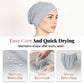 Myk og elastisk turbanhette for dame