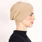 Myk og elastisk turbanhette for dame