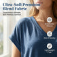 T-skjortekjole i Plus Size med V-hals