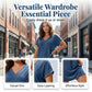 T-skjortekjole i Plus Size med V-hals