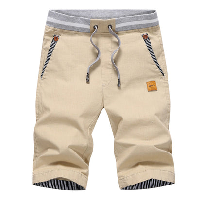 Herreshorts med Fargeblokk og Snøring i Midjen