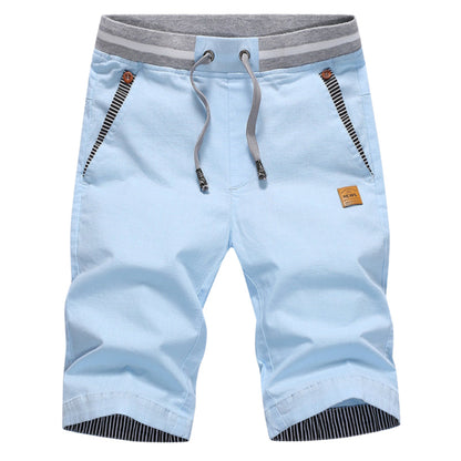 Herreshorts med Fargeblokk og Snøring i Midjen