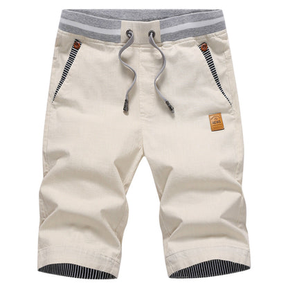 Herreshorts med Fargeblokk og Snøring i Midjen