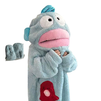 Onesie for Voksne | Morsom Karakter-Pysjamas i Myk Korallfleece