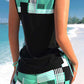 Sporty todelt badedrakt for kvinner