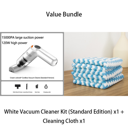 🧹 50% RABATT – Trådløs støvsuger – 10000PA sug  – HEPA-filter – for bil, hjem og kontor