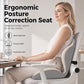 🪑 50% RABATT – Ergonomisk korsryggpute – memory foam – ryggradsjustering – trykkavlastning – hudvennlig melkesilke – universal – for kontor, bil og hjem