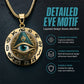 ⏳50% OFF! 👁️Vintage All Seeing Eye Pendant Zinc Alloy Necklace ✨