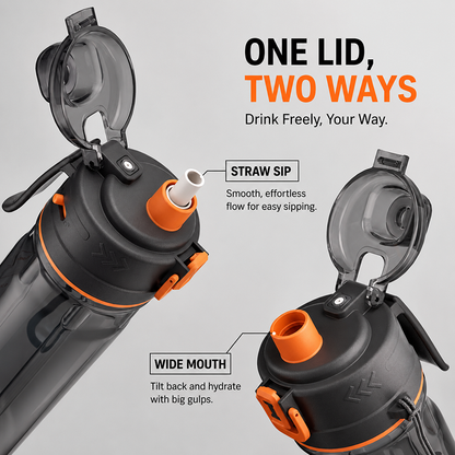 ⏳🔥LIMITED-TIME 50% OFF! ⏰Outdoor Sports Water Bottle with Spray Mist