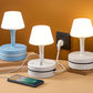 ⏳ Kun for en kort tid – 50 % RABATT ⏰💡 Nattbordslampe med stikkontakter og USB-porter