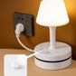 ⏳ Kun for en kort tid – 50 % RABATT ⏰💡 Nattbordslampe med stikkontakter og USB-porter