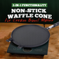🔥 Non-stick flerbruksstekepanne – Perfekt for pannekaker, biffer og vaffelkjegler! 🥞🥩🍦