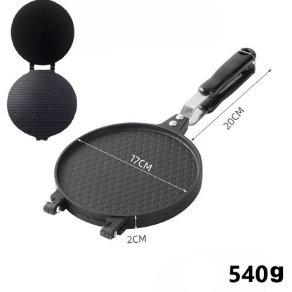 🔥 Non-stick flerbruksstekepanne – Perfekt for pannekaker, biffer og vaffelkjegler! 🥞🥩🍦