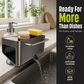 ⏳🔥LIMITED-TIME 50% OFF! ⏰Stainless Steel Kitchen Sink Suction Cup Organizer