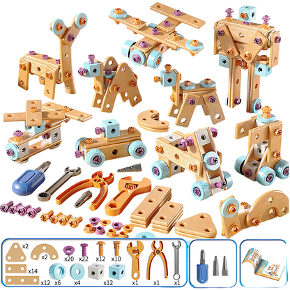 ⏳🔥LIMITED-TIME 50% OFF! ⏰ Children's Educational DIY Toy Tool Kit-Build More. Learn More. Play Creatively🧰✨