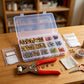 9.5mm Brass Prong Snap Buttons Set with Fastener Pliers