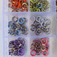 9.5mm Brass Prong Snap Buttons Set with Fastener Pliers
