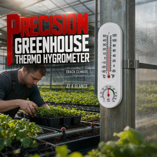 📢📢50% AVSLAG !! ⏰Presisjons Termo-hygrometer for Drivhus
