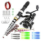 🎣50% OFF NOW! Complete Travel Fishing Gear Set‑Telescopic Fiberglass Fishing Rod Kit with Spinning Reel, Lures Hooks & Storage Bag for Beginners Travel Freshwater Fishing