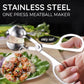 Stainless Steel Meatball Maker – 304 Food-Grade Steel, Non-Stick Smooth Surface & One-Press Design