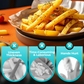 ⏳ Kun for en kort tid – 50 % RABATT ⏰4-i-1 pommes frites-kutter