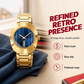 ⌚ TIDSBEGRENSET 50% RABATT! ✨ Retro Klassisk Kvartsklokke for Menn – Elegant, Pålitelig, Allsidig 🤵