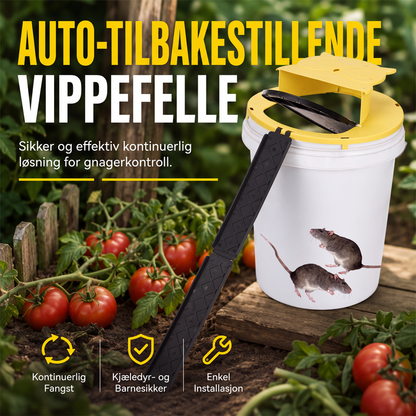 ⏳ Kun for en kort tid – 50 % RABATT ⏰Musefelle med Automatisk Tilbakestilt Vippelokk