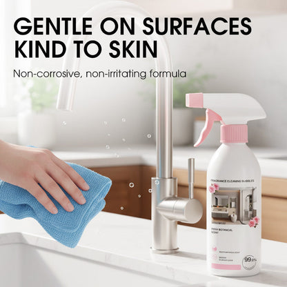 🔥 OVER 50% RABATT 🚿 Allsidig Baderomsrengjøringsspray – Mot Kalk, Såperester & Vannflekker