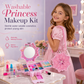 💄 TIDSBEGRENSET 50 % RABATT! ✨ Vaskbart prinsesse-sminkesett – Trygg og giftfri sminkeleke for barn 👸