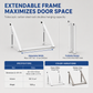 ⏳Time-Limited Special⏰Over‑Door Coat Rack – No‑drill, folding & heavy‑duty 🚪✨