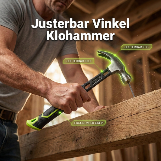 ⏳ Kun for en kort tid – 50 % RABATT ⏰Flerfunksjonell klohammer av industrikvalitet
