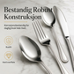 ⏳ Kun for en kort tid – 50 % RABATT ⏰4-delt bestikksett i rustfritt stål