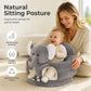 ✨50 % RABATT NÅ! ✨🧸 Plysjstøttesete for baby – ergonomisk, stabilt og mykt – perfekt for sittetrening og lek 🛋️