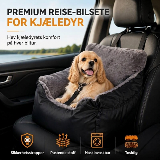 ⏳ Kun for en kort tid – 50 % RABATT ⏰Halvlukket bilsete for kjæledyr (booster-sete)