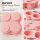 🧁 50 % RABATT! ✨ 3-felts 10 cm silikonform – enkel utløsning, varmebestandig og fleksibel design i ett slitesterkt stykke – perfekt til regnbuekake, pizza og baking i airfryer 🍕