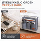 ⏳ Kun for en kort tid – 50 % RABATT ⏰Minimalistisk filt-opphengbar lommeholder for nattbord, oppbevaringspose for studenthybel, 1 stk