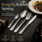 ⏳ Kun for en kort tid – 50 % RABATT ⏰4-delt bestikksett i rustfritt stål