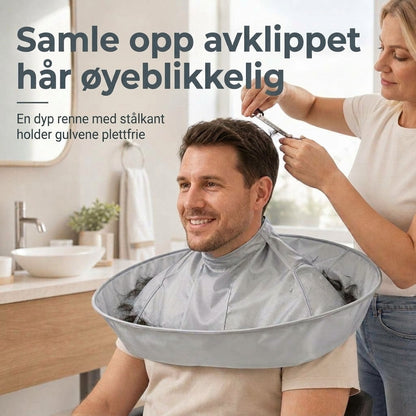 ✂️ 50 % RABATT! 💇 Grå hårforkle for frisørsalong til voksne – pustende og luktfri, for klipping og farging