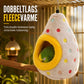 🥚 BEGRENSET TID: 50 % RABATT! ⚡ Hengende fuglekøye i bomull – dobbeltlags varm hule i fleece for småfugler ✨
