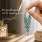 💎 Spar 50 %! 🎀 Dråpeøredobber med rombeformet zirkonia – S925-stifter og krystallfrynser ✨